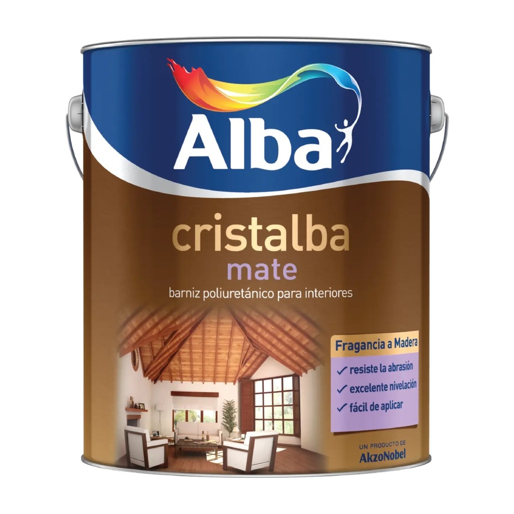 Barniz Poliuretano Cristalba Mate