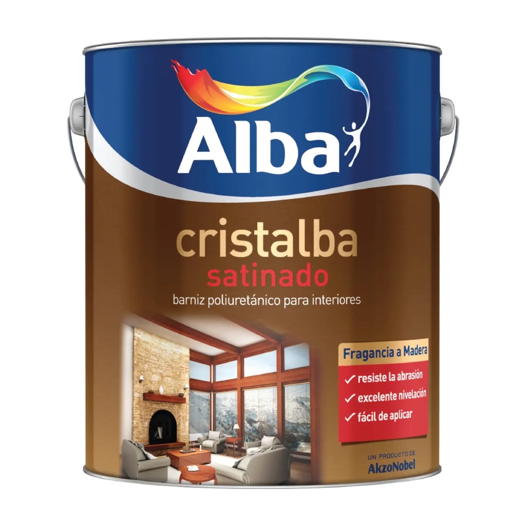 Barniz Poliuretano Cristalba Satinado