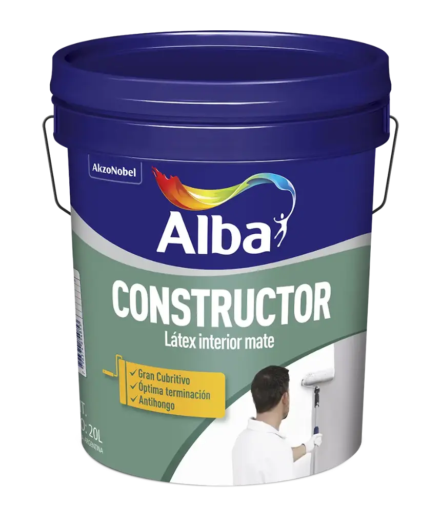 Latex Interior Constructor Interior Blanco Mate Alba