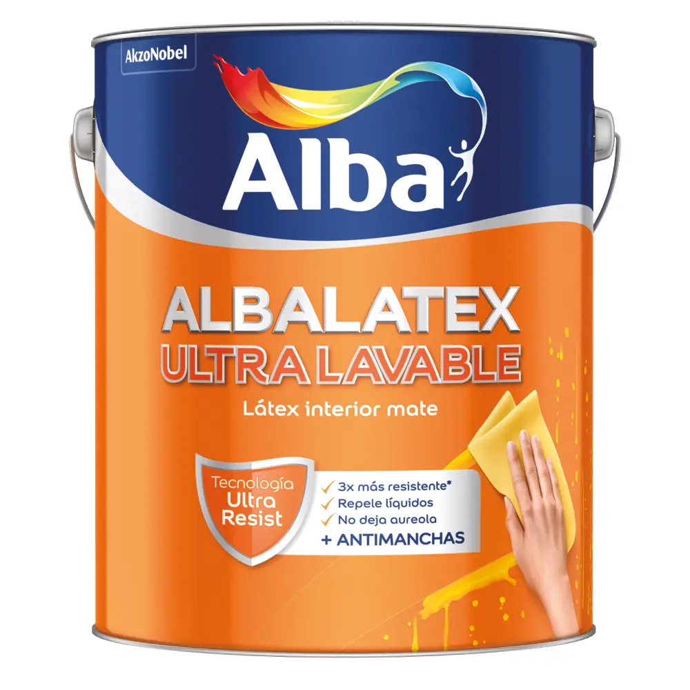 Latex Interior Albalatex Ultralavable Mate Alba