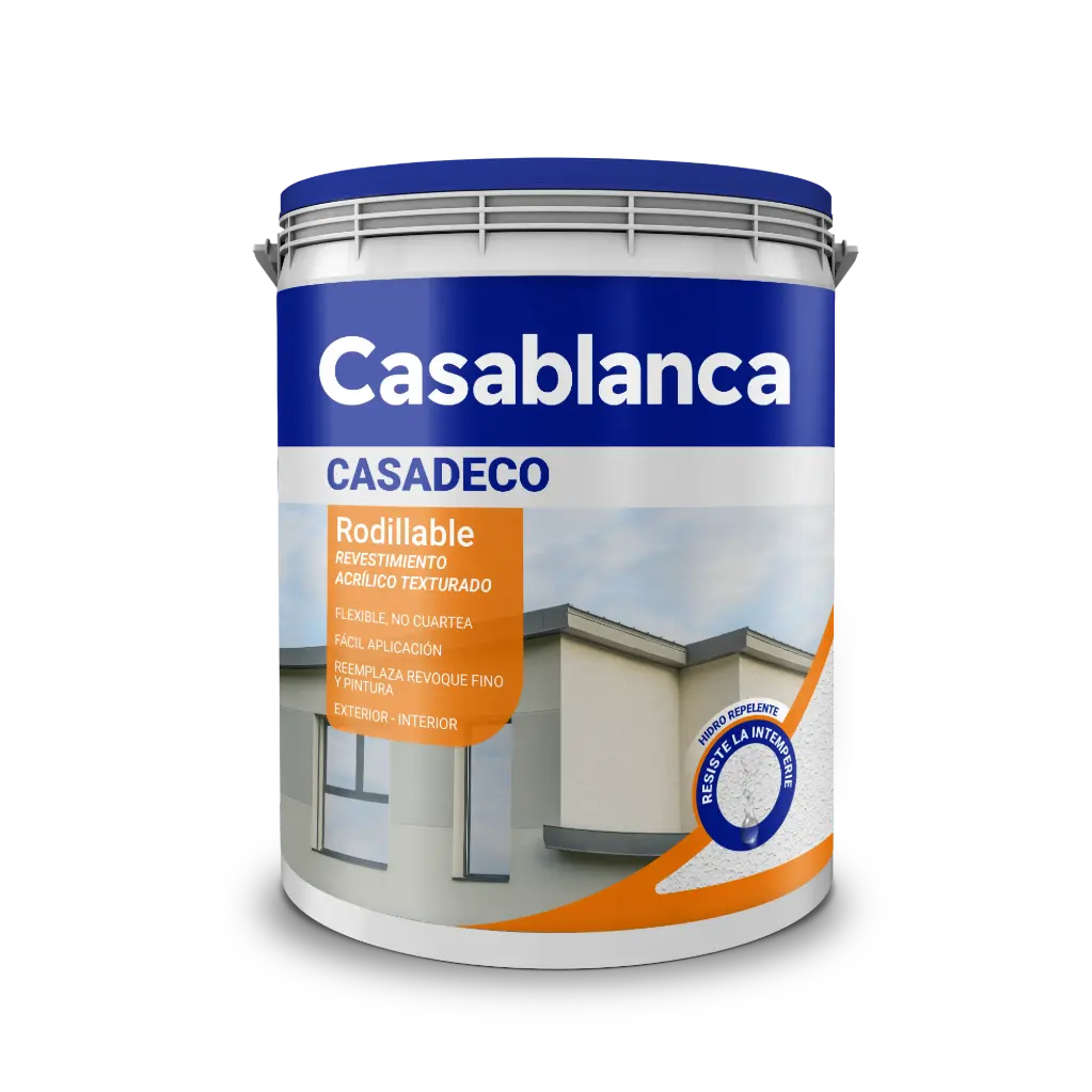 Revestimiento Acrílico Casadeco Base Rodillable Casablanca