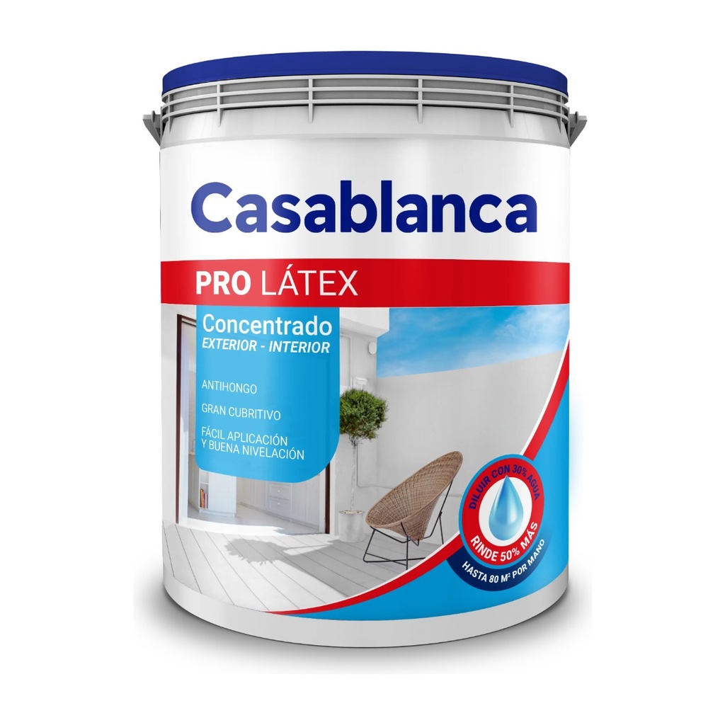 Latex Pro Concentrado Interior/Exterior Casablanca