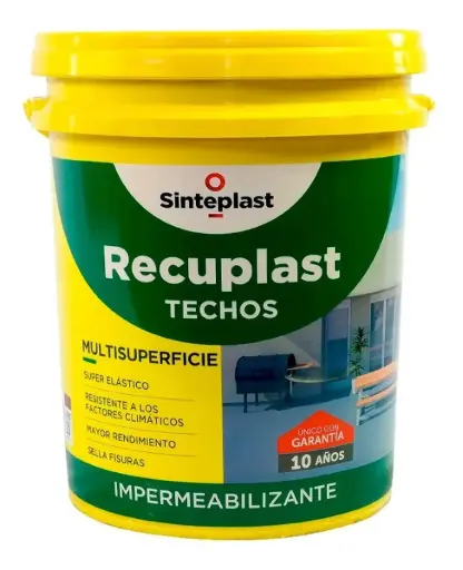 Recuplast Techos gris 20 litros Sinteplast