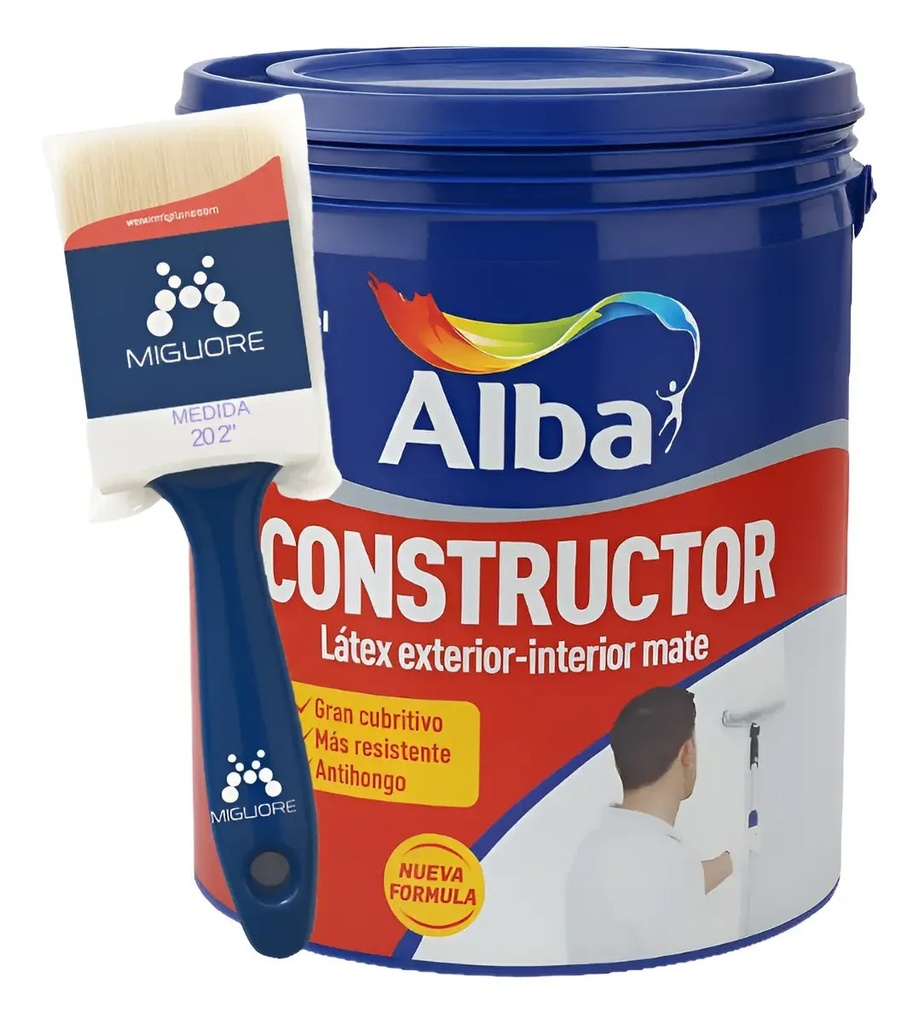 Combo Constructor Gris Pa 4 +Pincel