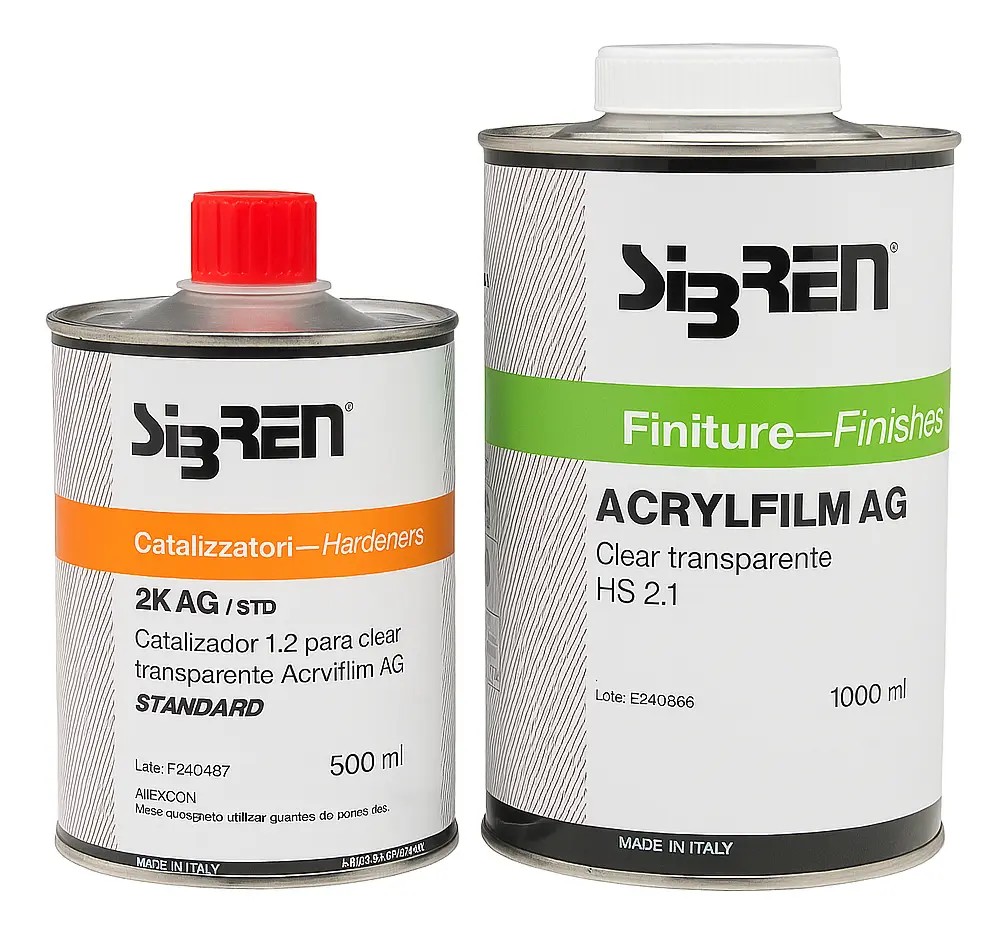 Combo Sibren Acryfilm Ag Clear Hs 2:1 Laca 1.5l