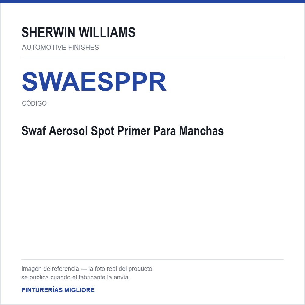 Swaf Aerosol Spot Primer Para Manchas