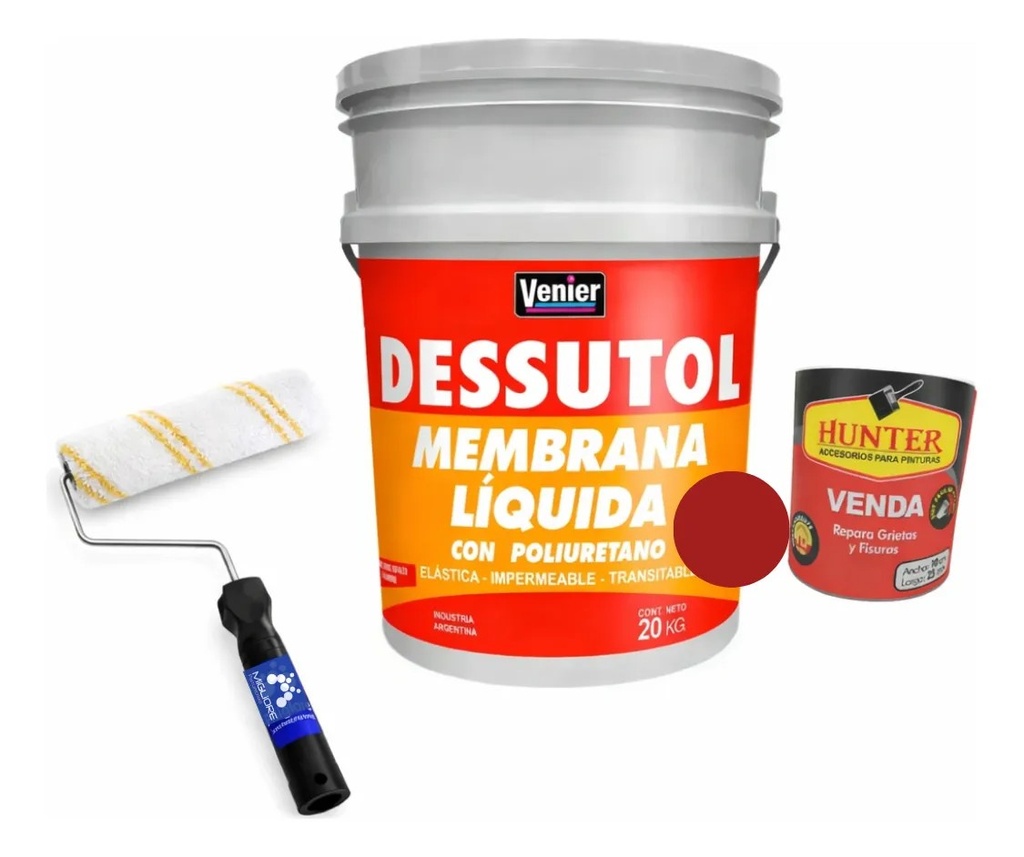 Combo Dessutol RO 20 + Rodillo + Venda 20 