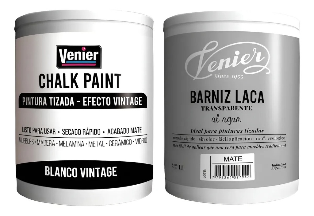 Combo Venier Chalk BL + Laca Mate