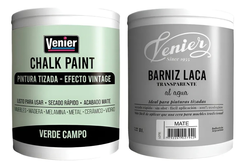 Combo Venier Chalk  VER CA + Laca Mate