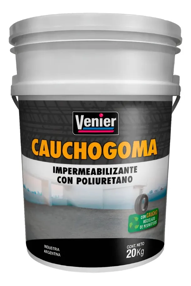 Membrana Caucho Blanco 20 Kg Venier 