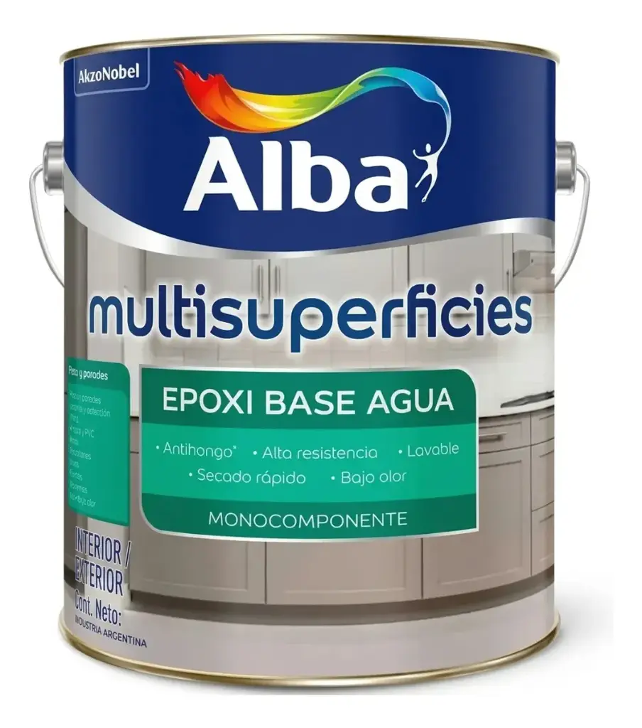 Esmalte Epoxi al agua Multisuperficies Alba