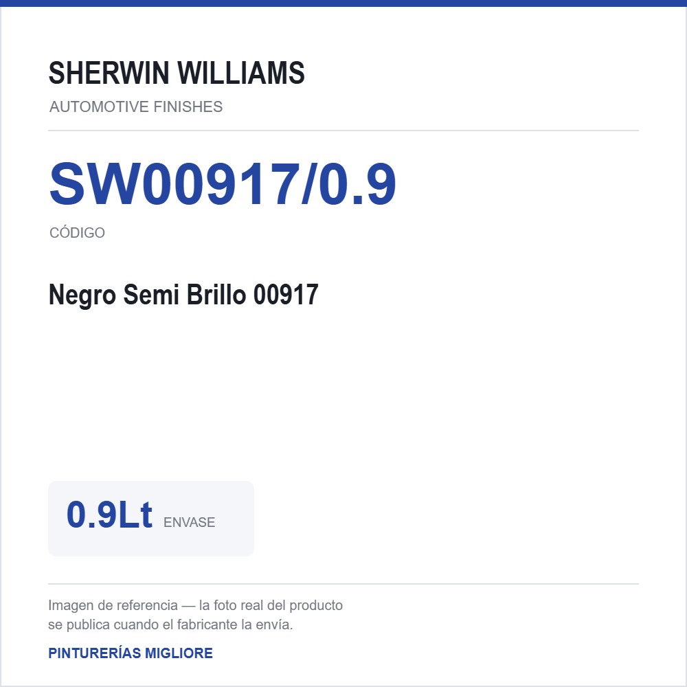 ZSWAF Negro Semi Brillo 00917 0.9Lt