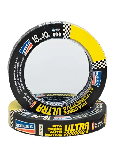 Cinta Amarilla Automotor Premiun 18 mm Doble A