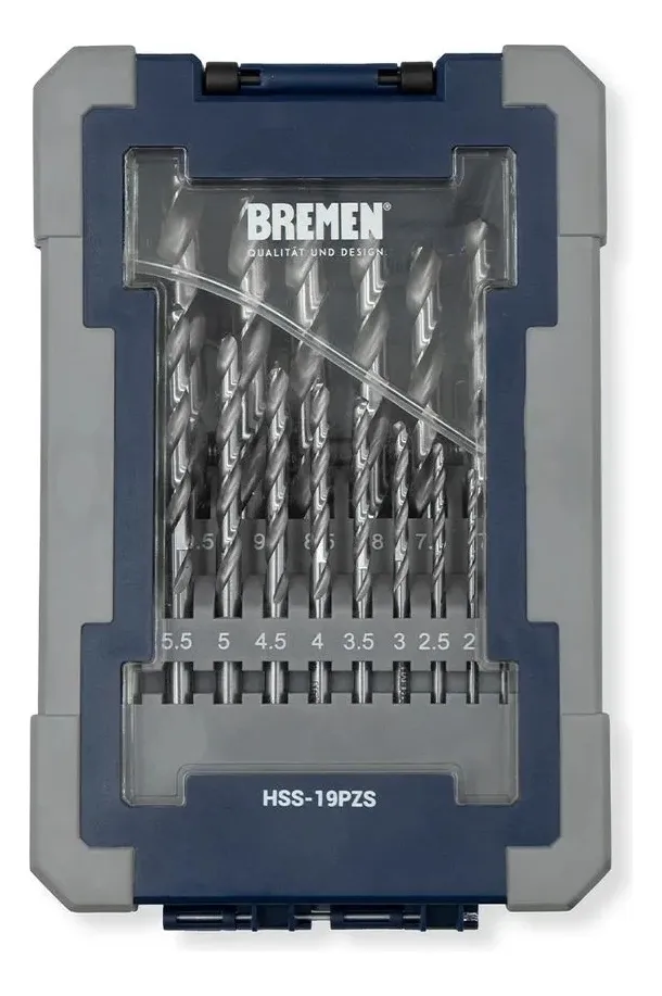 Bremen Mecha Hss Juego X 19Pzs Ø1-10Mm