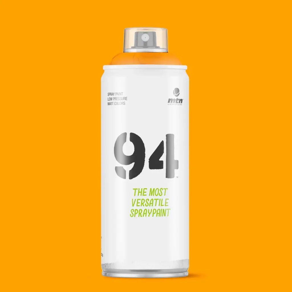 Aerosol Montana Linea 94 Mate Fluorescente Naranja 400ml