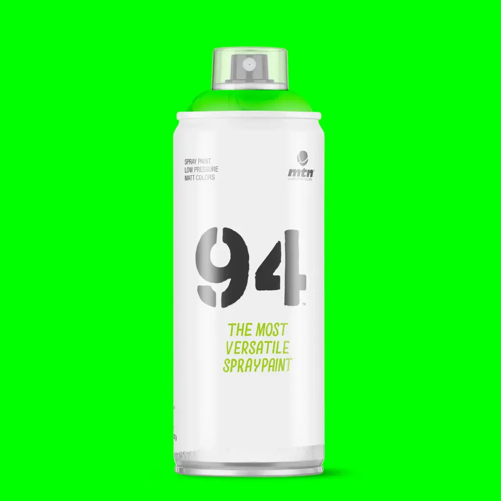 Aerosol Montana Linea 94 Mate Fluorescente Verde 400ml