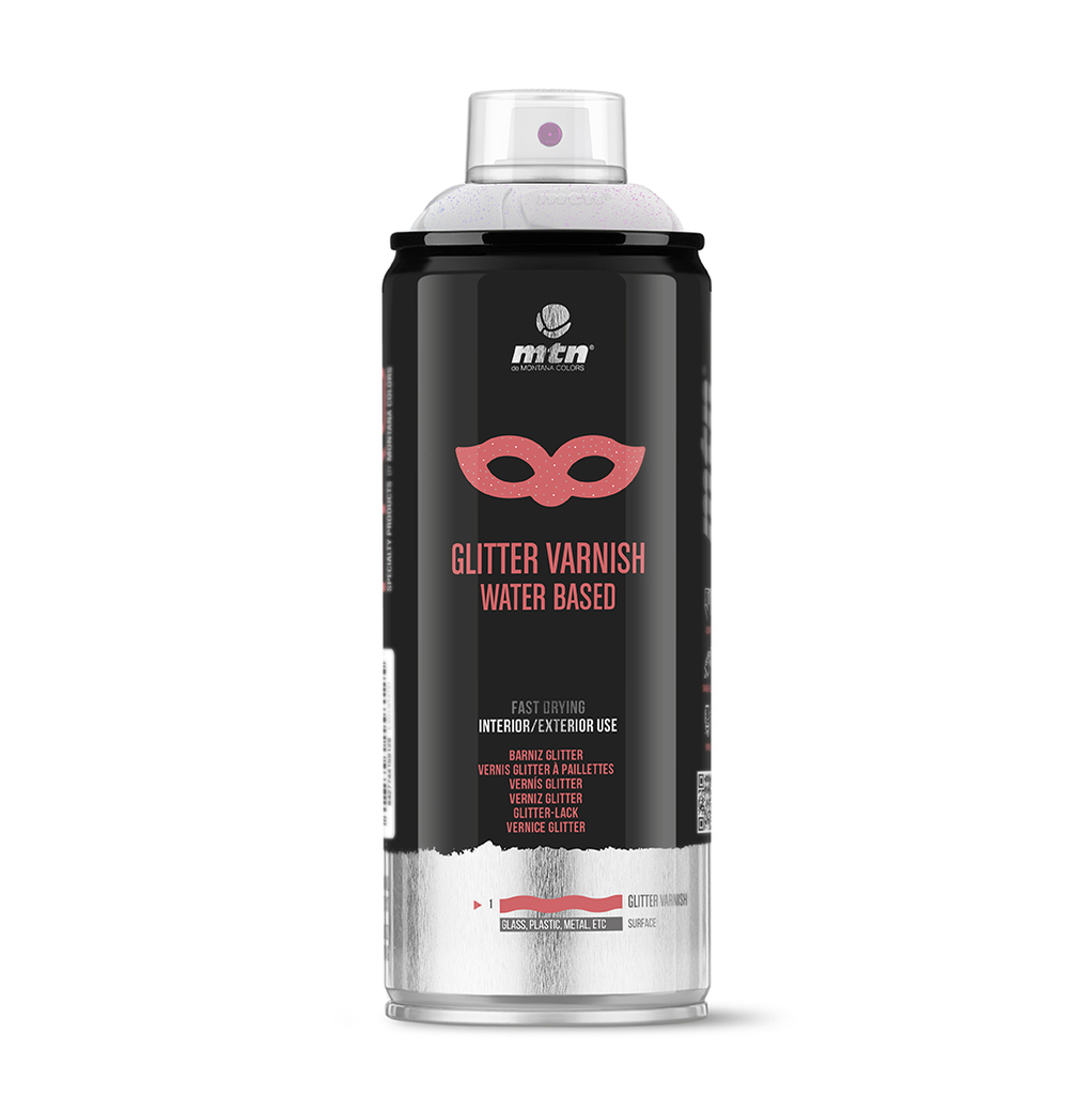 Aerosol Montana Linea PRO Barniz Glitter Multicolor 