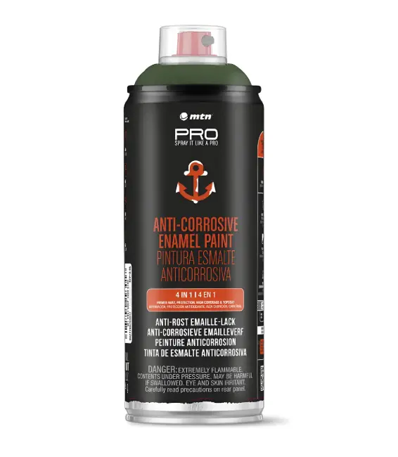 Aerosol Montana Linea PRO Esmalte Anticorrosivo RAL 3000 Vivo