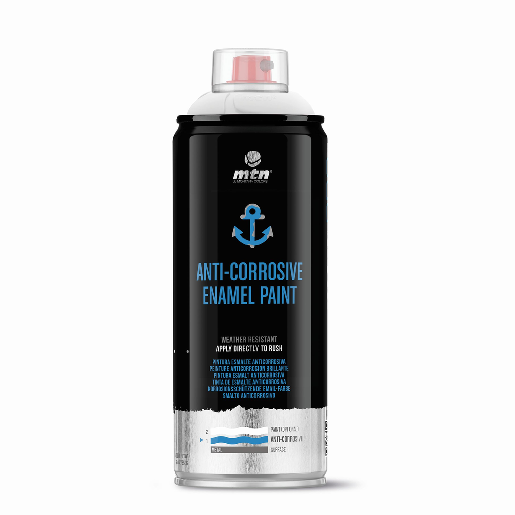 Aerosol Montana Linea PRO Esmalte Anticorrosivo RAL 9010 Blanco 