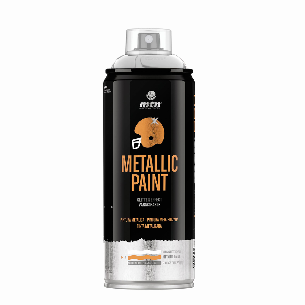Aerosol Montana Linea PRO Metalizado Aluminio R-9006 