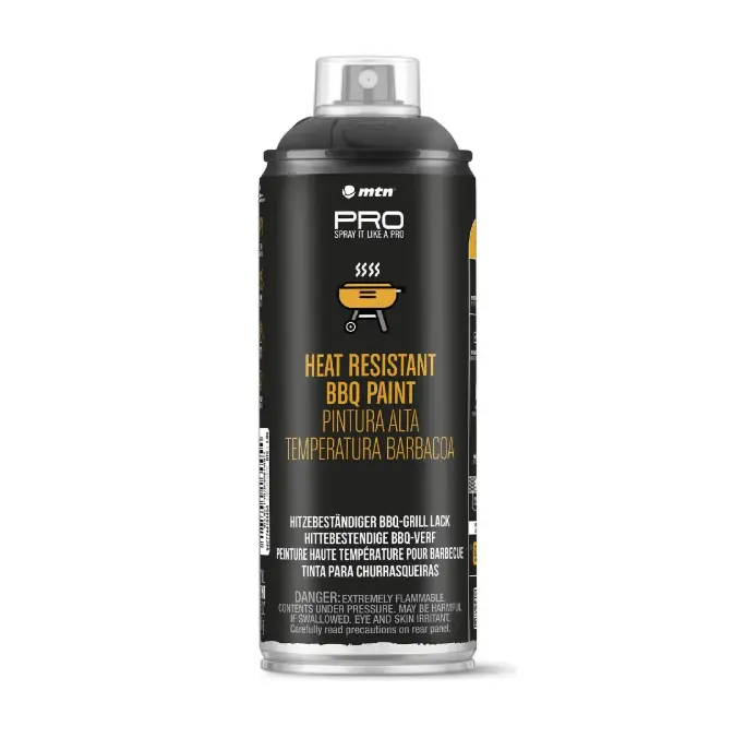 Aerosol Montana Linea PRO Alta Temp. Barbacoas Negro
