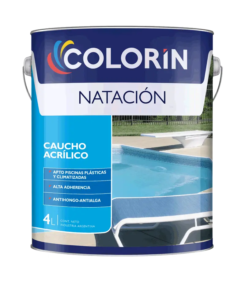Natacion Caucho Acrilico Colorin
