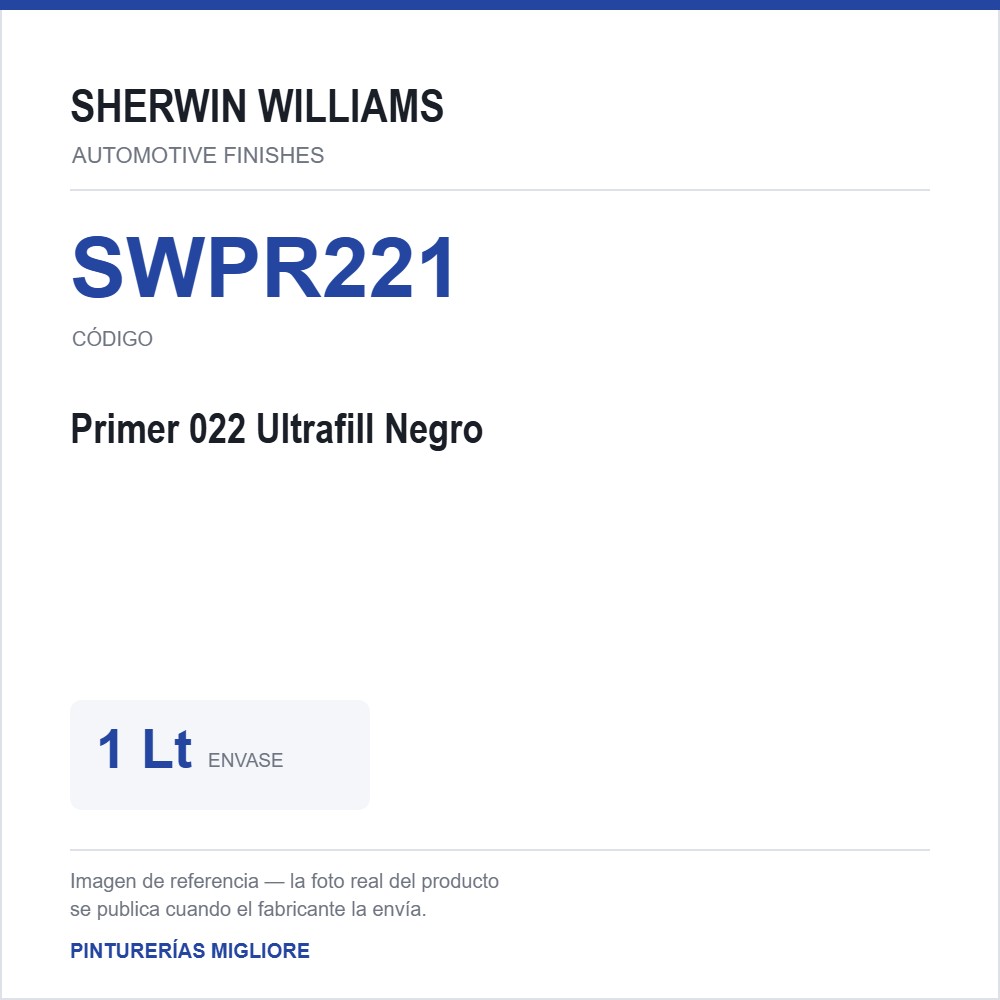 ZSWAF Primer 022 Ultrafill Negro 1 Lt