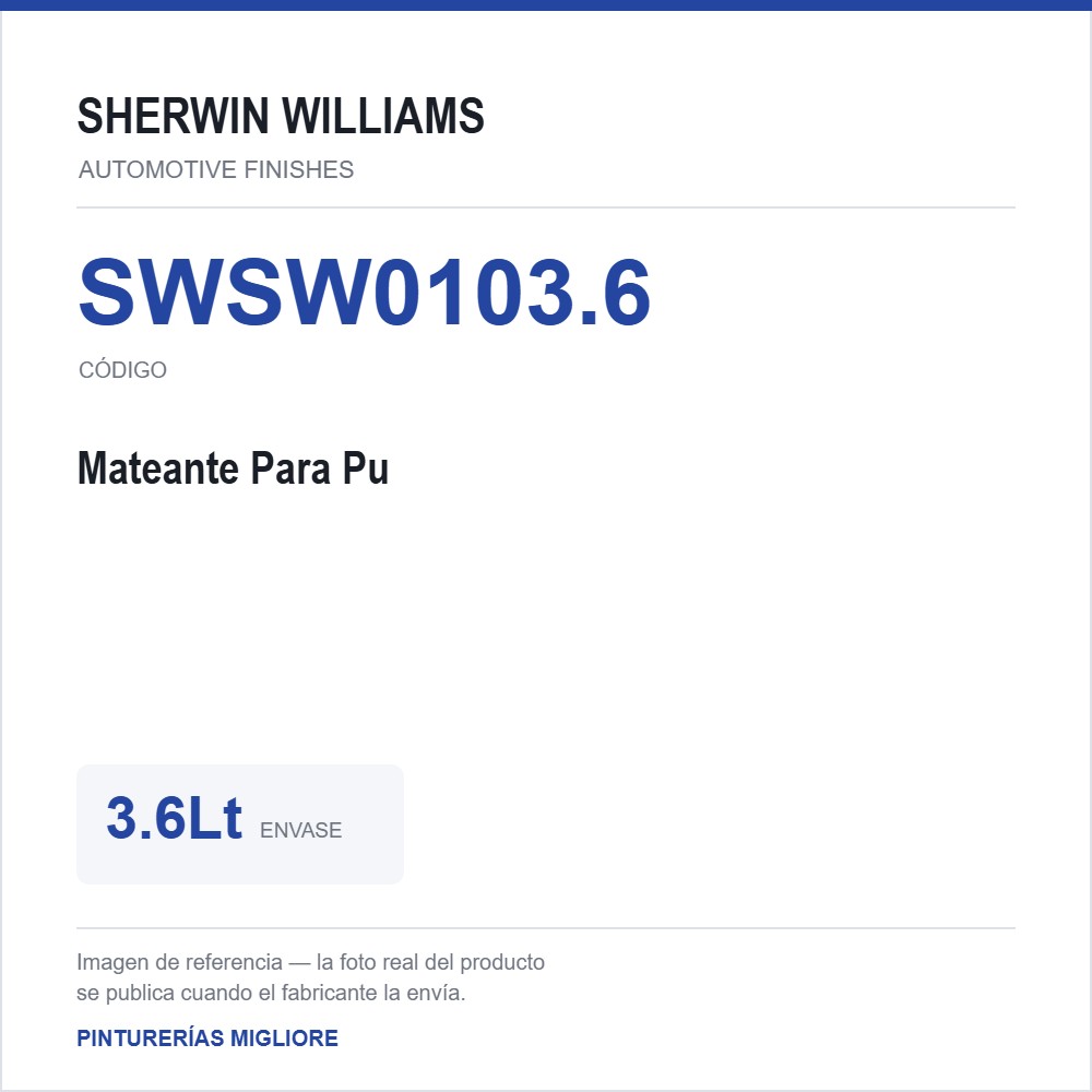 ZSWAF Mateante Para Pu 3.6Lt