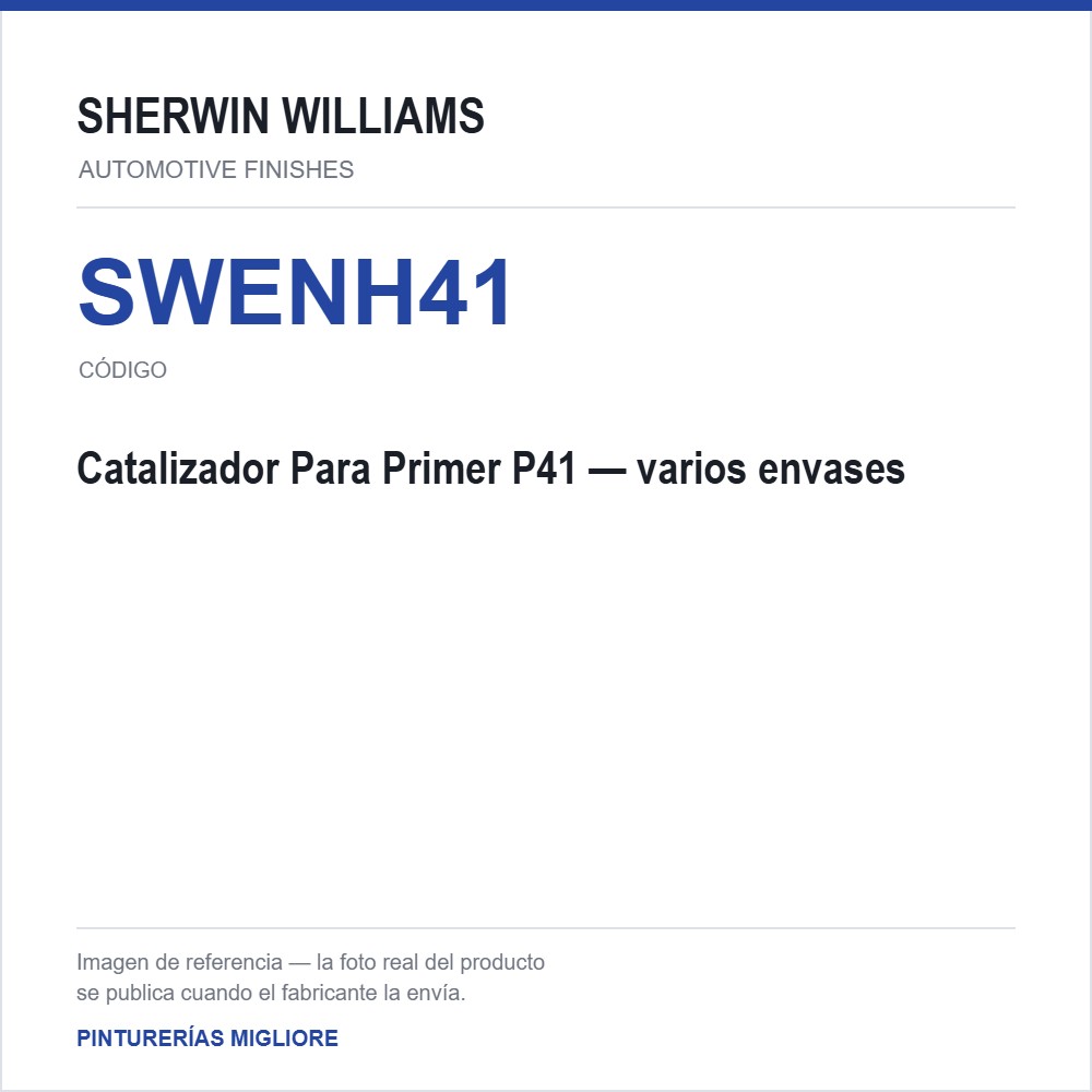 ZSWAF Catalizador Para Primer P41