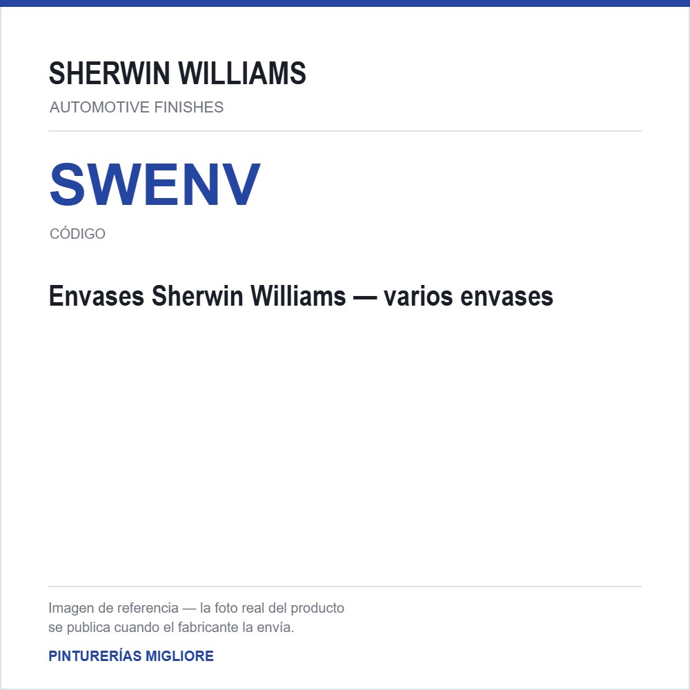 Envases Sherwin Williams