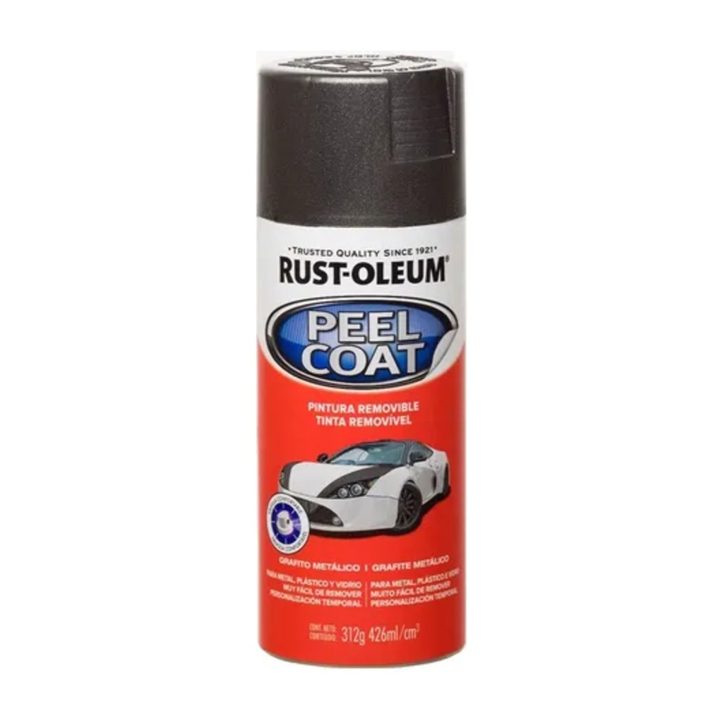 Aerosol Aut Peel Coat Grafito Metálico 312G Rust Oleum