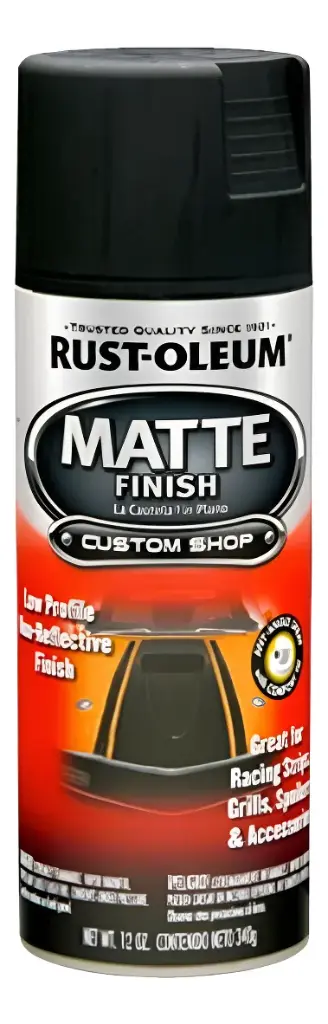 Aerosol Aut Terminación Mate Negro 340G Rust Oleum