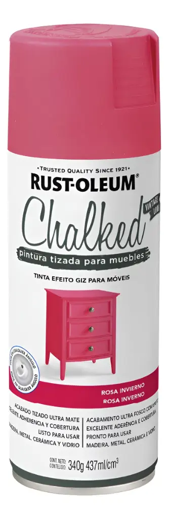 Aerosol Chalked Rosa Invierno 340G Rust Oleum