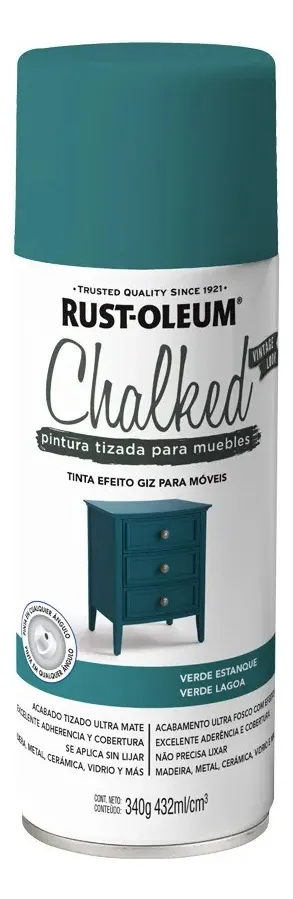 Aerosol Chalked Verde Estanque 340G Rust Oleum