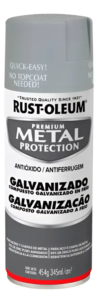 Aerosol MP Compuesto Galvanizado Gris 454G Rust Oleum