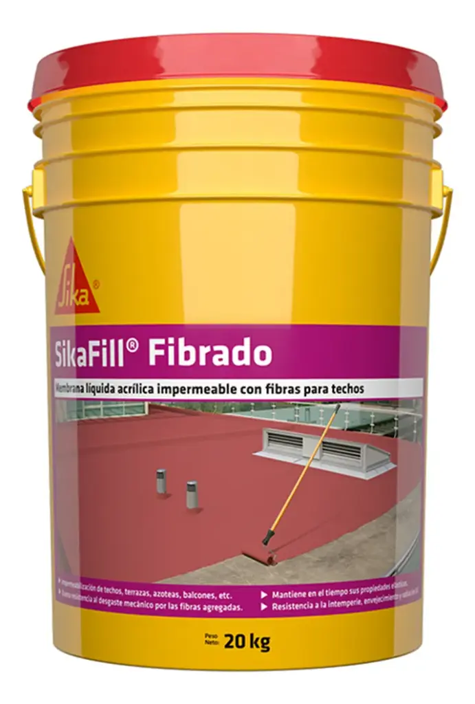 Membrana liquida para techos Sikafill Fibrado Sika 