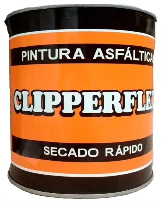 Pintura Asfáltica Clipperflex Secado Rápido Megaflex