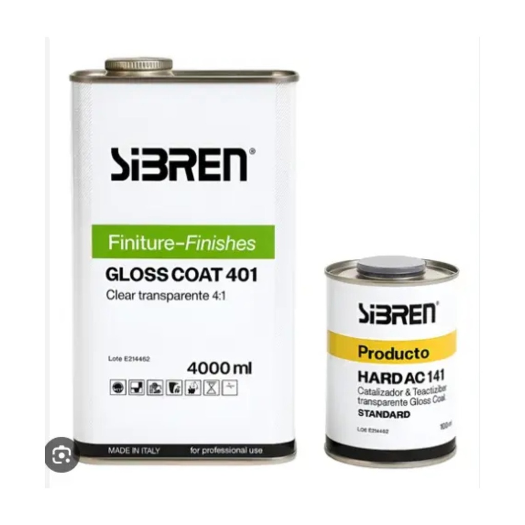 Sibren Clear Gloss Coat 401 4Lts 