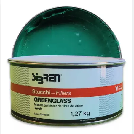 Sibren Masilla Fibra De Vidrio Green Glass 1.3Kg 