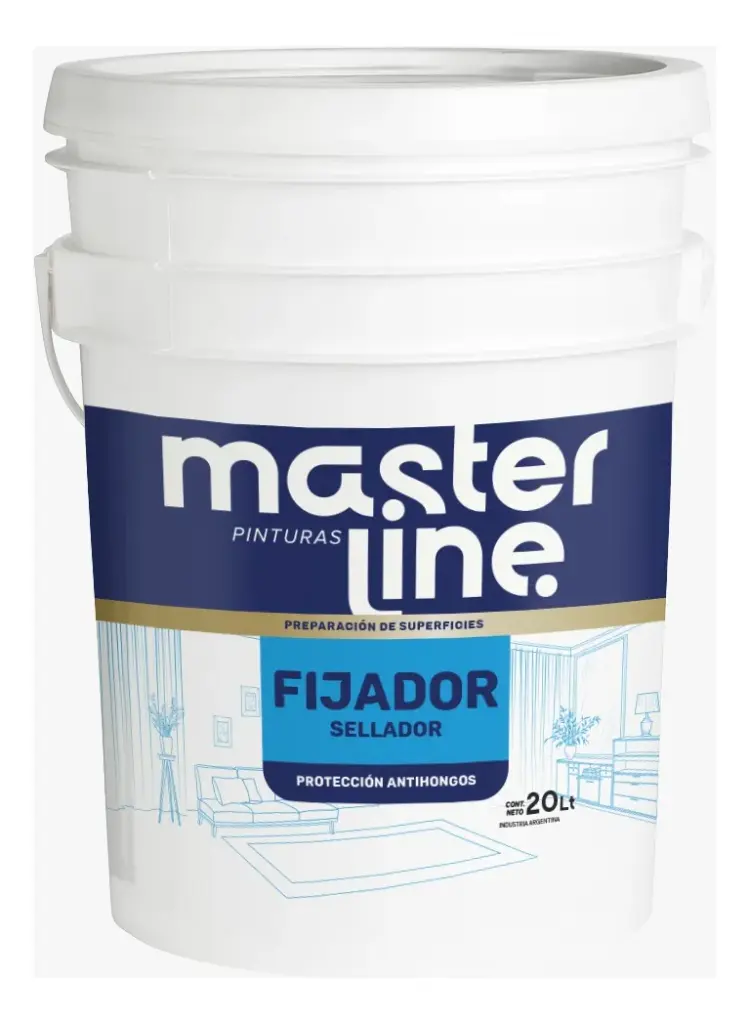 Fijador Sellador Antihongo Agua MasterLine