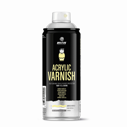 [MTPR0908] Aerosol Montana Linea PRO Barniz Acrílico Brillante
