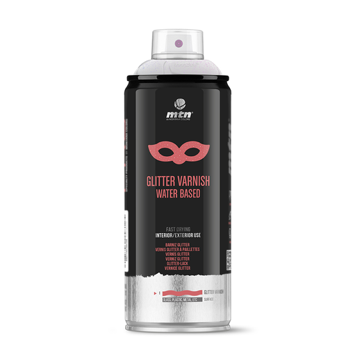 [MTPR010W] Aerosol Montana Linea PRO Barniz Glitter Multicolor 