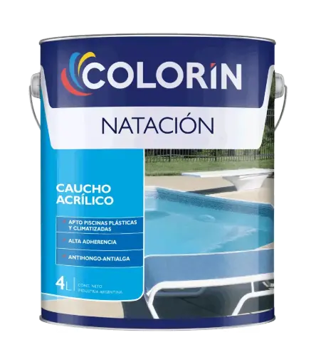 Natacion Caucho Acrilico Colorin