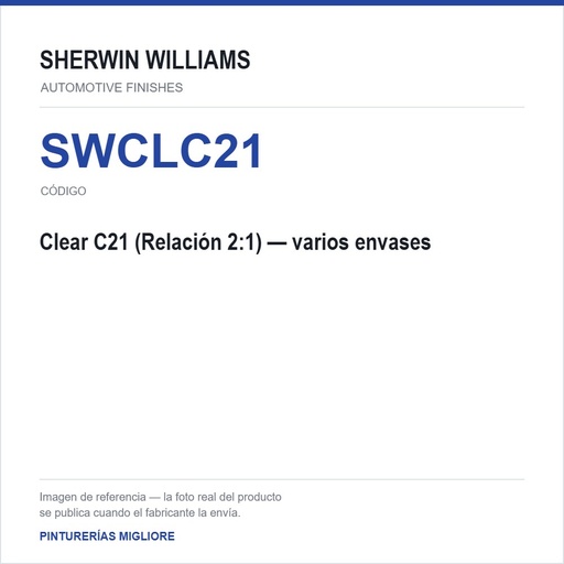ZSWAF Clear C21 (Relación 2:1)