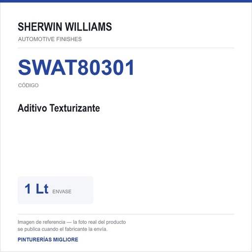 [SWAT80301] ZSWAF Aditivo Texturizante 1 Lt