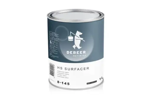 [SWDE145403] Debeer - 8-14540 Primer Hs Surfacer Black 3 Lt
