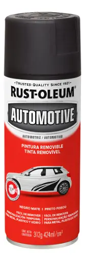 [RUAUPLNE] Aerosol Aut Plástico Negro Brillante 340G Rust Oleum