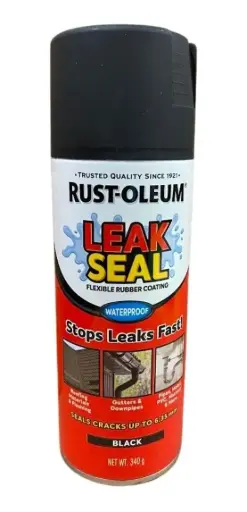 [RUSENE] Aerosol LeakSeal Sellador Negro 340G Rust Oleum