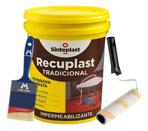 [CORETRTE20] Combo Recuplast Tradicional TE 20 +Rodillo + Pincel