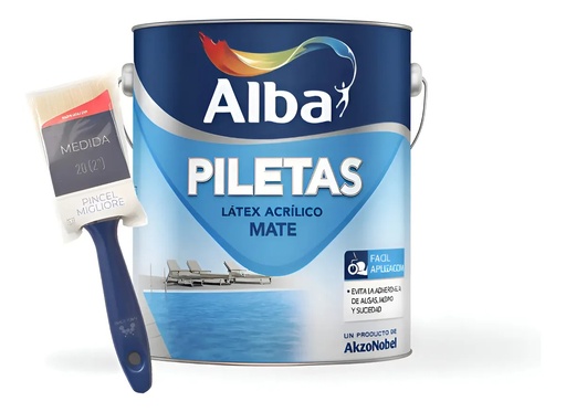 [COALPIAGCP4] Combo Alba Pileta Agua Cel Prof 4 + Pincel 